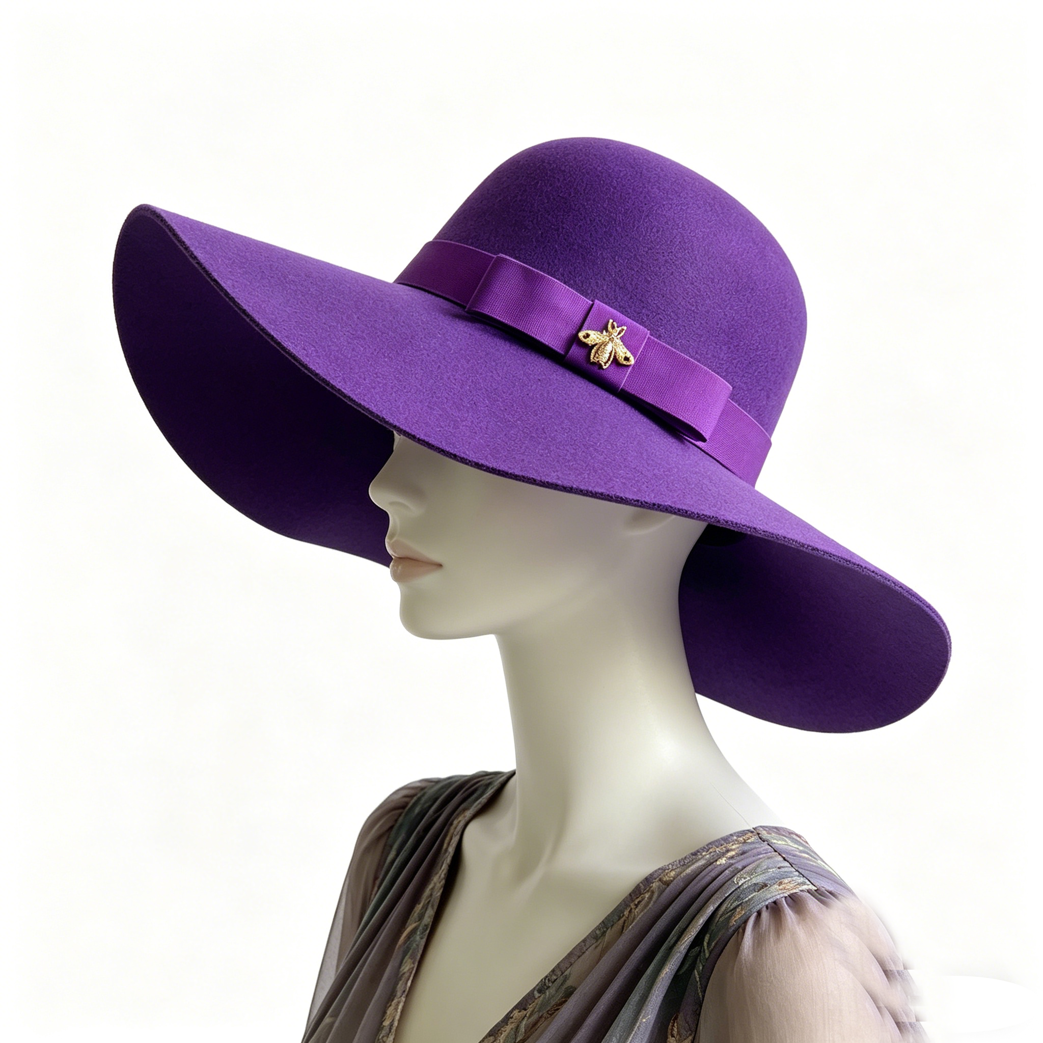Women Fedora Hat Vintage Lady  – обзор и цена Hat Floppy Wide