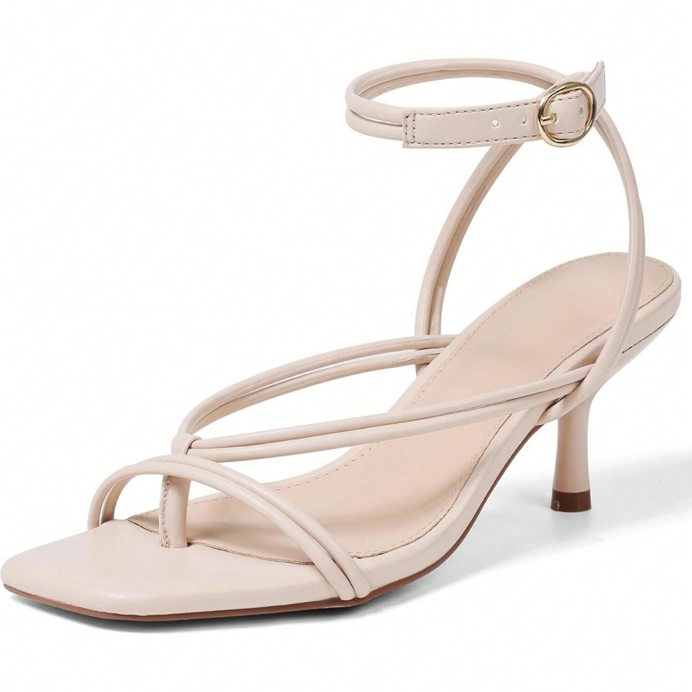 Women's Strappy Buckle Kitten  – обзор и цена Sandal Strappy Heeled