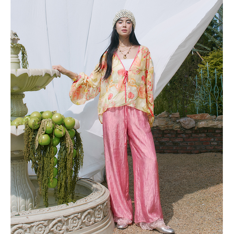ELFSACK Floral Print Sheer Kim – обзор и цена Kimono Sheer Floral