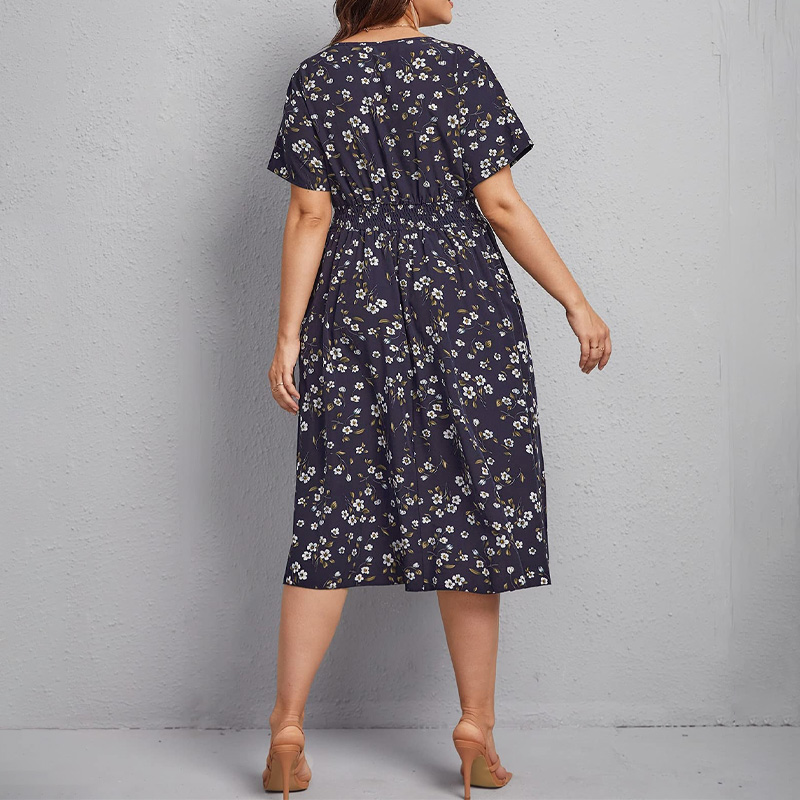Plus Size Women's Dress, Flowe – обзор и цена Romper Floral Print