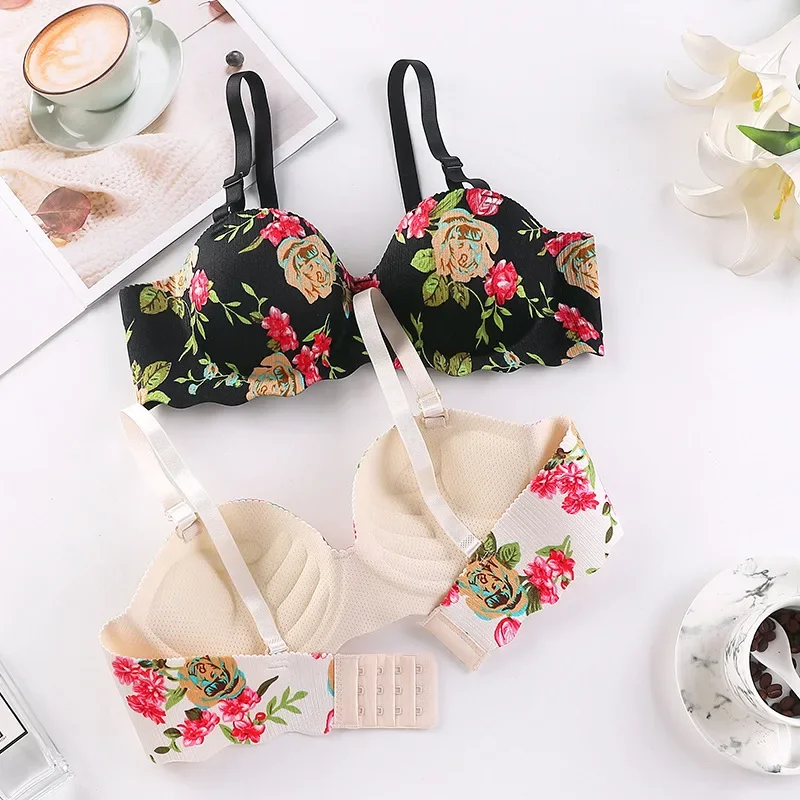 Women Sexy Floral Printed Bras – обзор и цена Bralette Triangle Set