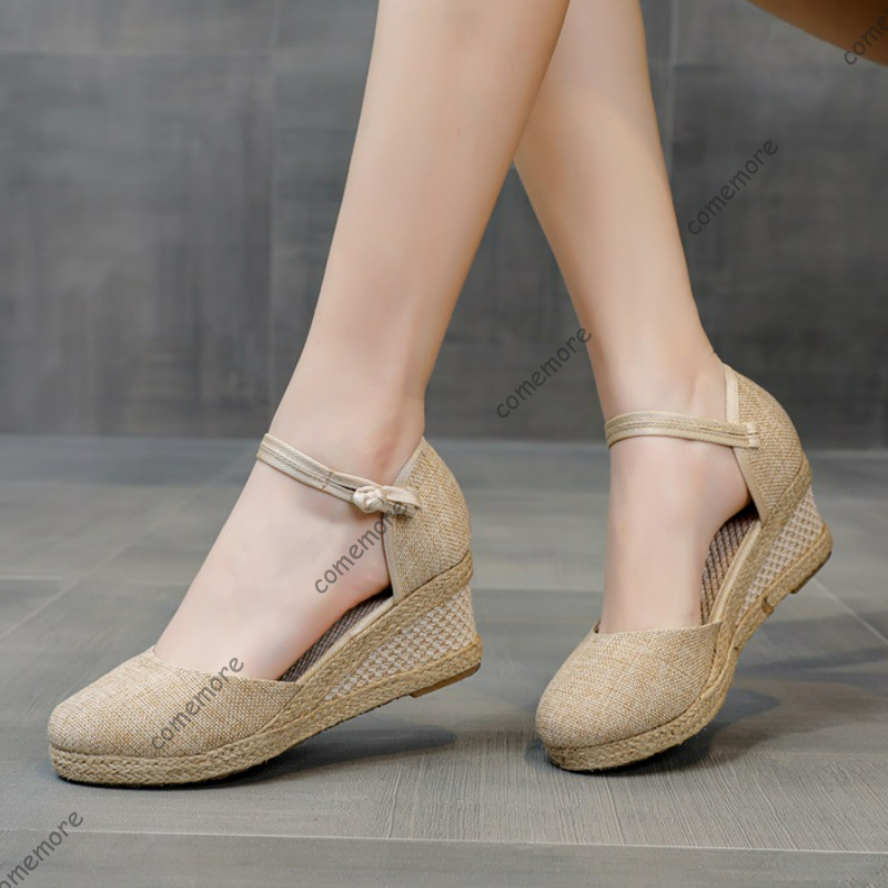 Comemore Sandals High Heel Sum – обзор и цена Wedge Espadrille Women