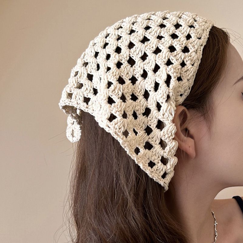 Crochet Triangle Hair Scarf Ho – обзор и цена Headband Summer Knit