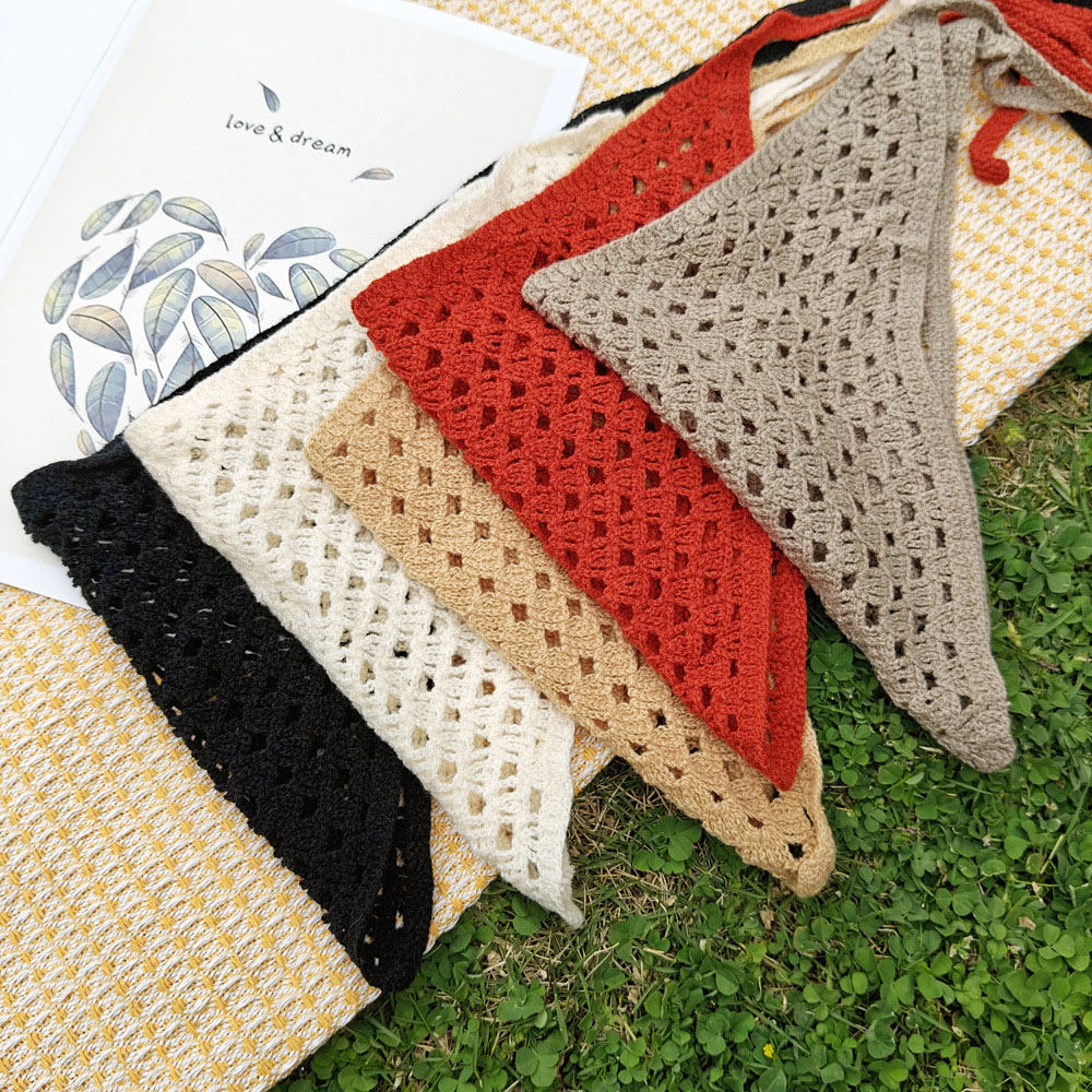 Crochet Triangle Hair Scarf Ho – обзор и цена Headband Summer Knit