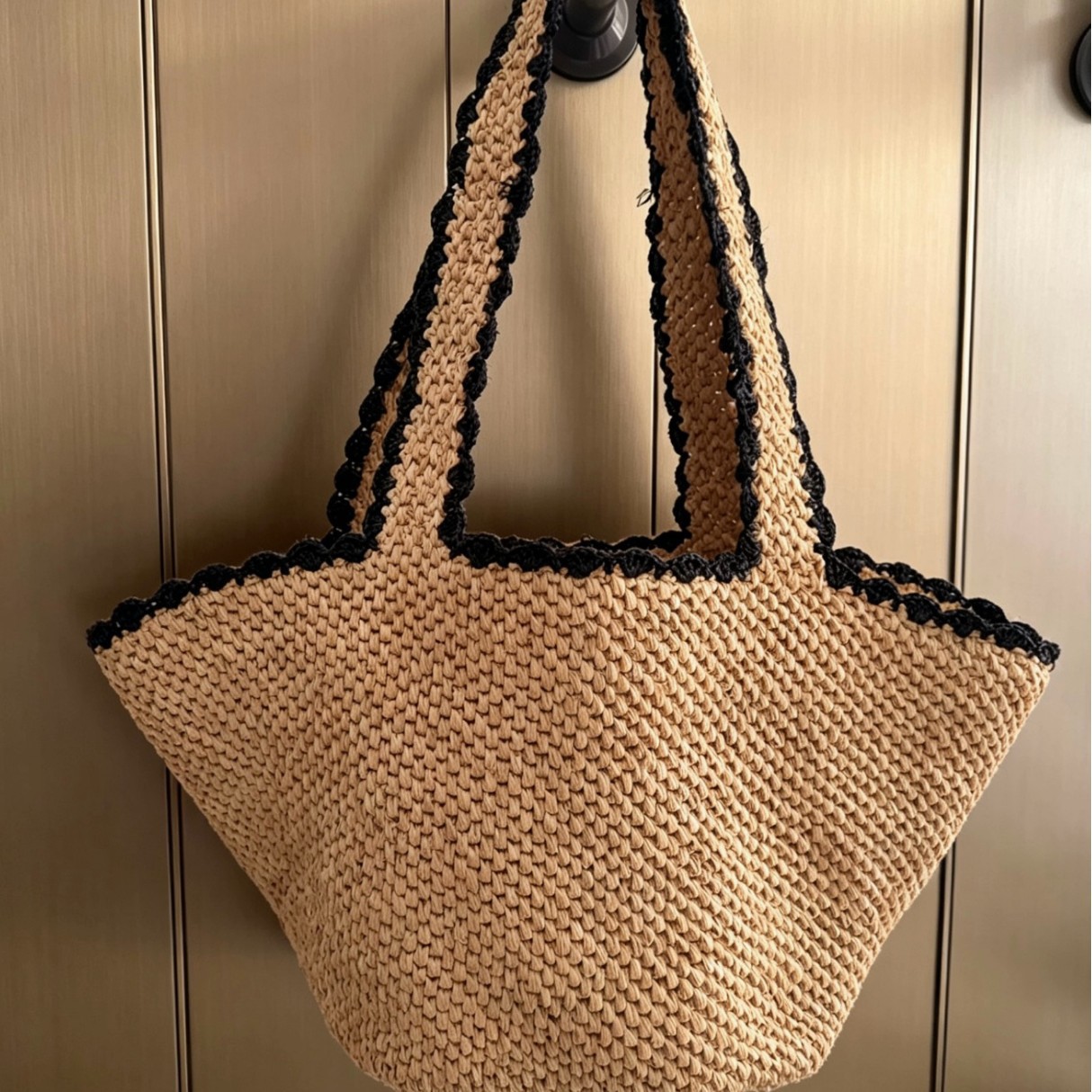 NEW raffia bow crochet handwov – обзор и цена Crochet Bag Raffia