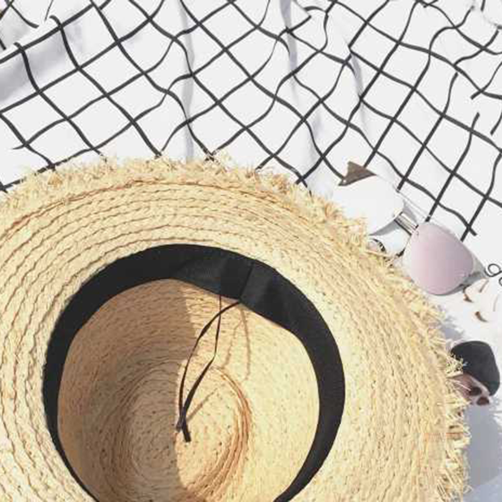 new Wide Brim Raffia Sun Hat f – обзор и цена Hat Floppy Wide