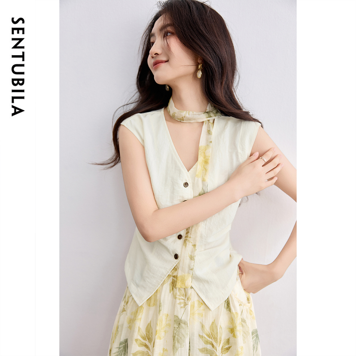 SENTUBILA Elegant Skirt Holida – обзор и цена Midi Skirt Floral
