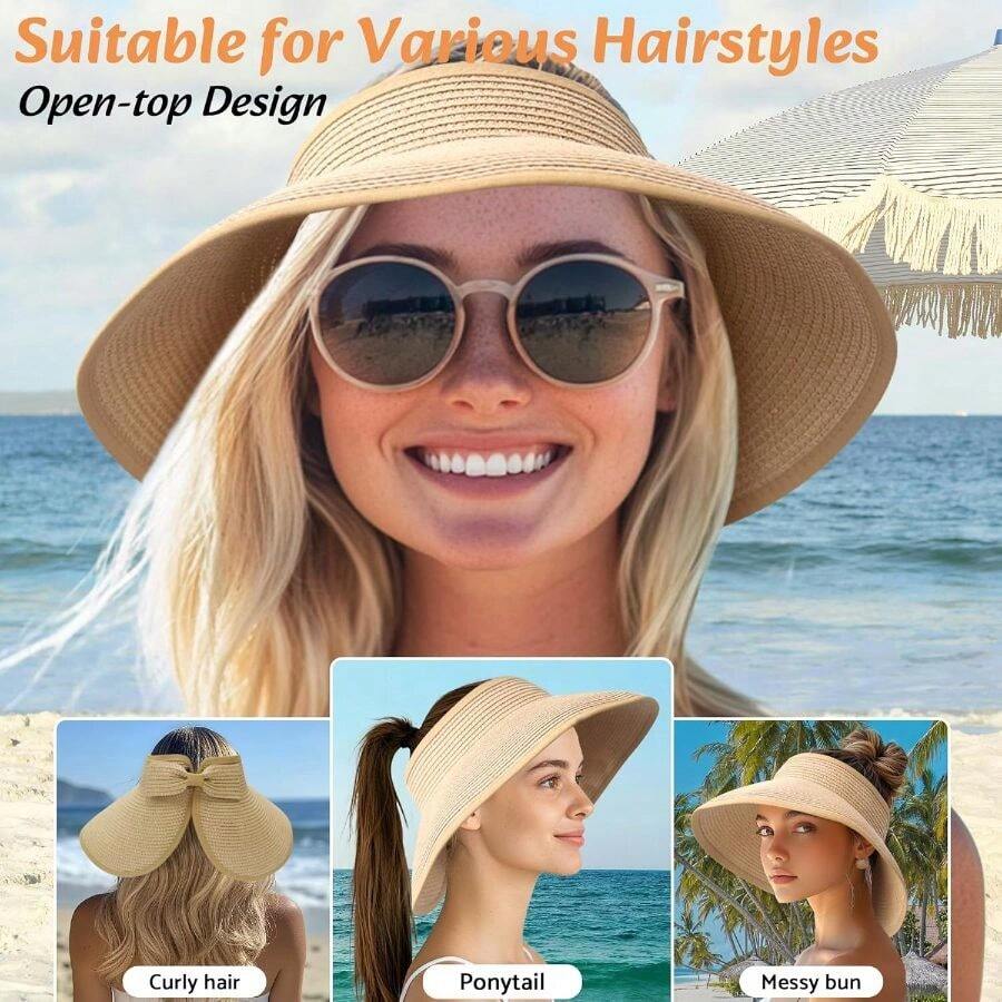 NPQQUAN Sun Visor Hats For Wom – обзор и цена Hat Floppy Wide