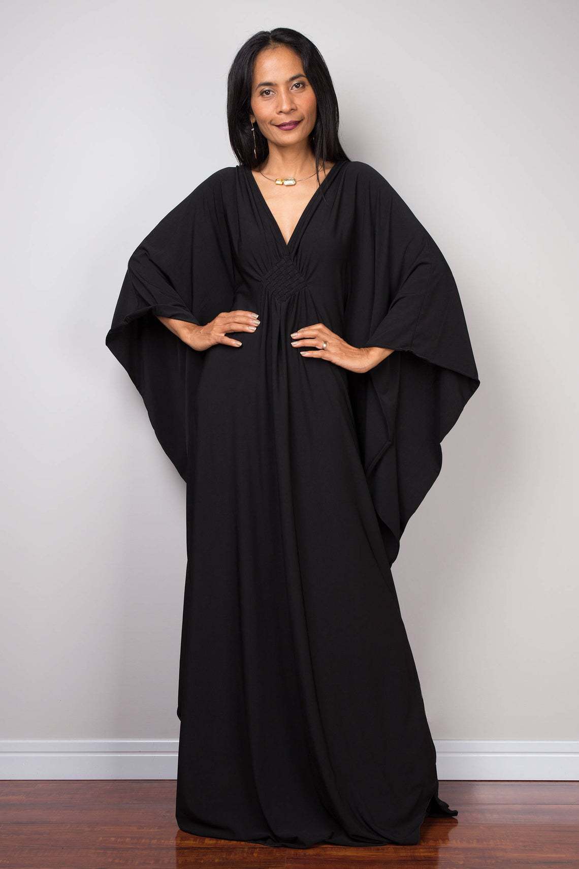 Women Solid Color Cover Up V N – обзор и цена Cover Up Kaftan
