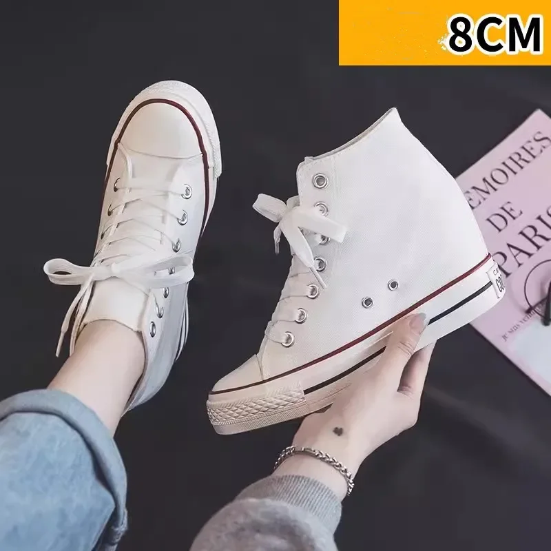 High 8cm Platform Canvas Shoes – обзор и цена Wedge Espadrille Women