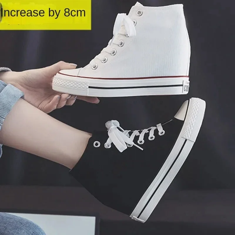 High 8cm Platform Canvas Shoes – обзор и цена Wedge Espadrille Women