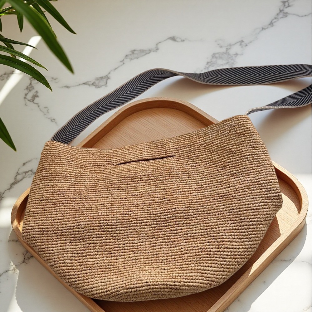 New Raffia Rainbow Bucket Bag  – обзор и цена Crochet Bag Raffia