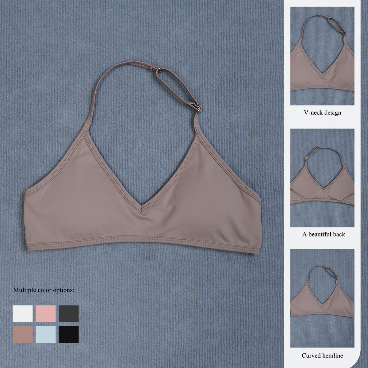 Women's Summer Halter Neck Pad – обзор и цена Crop Top Crochet