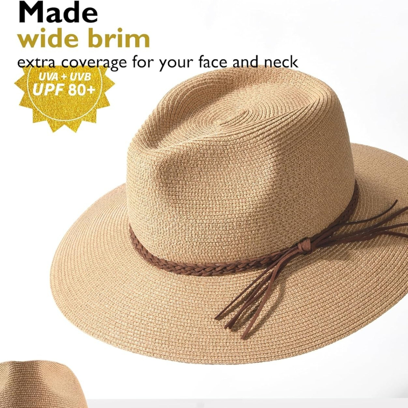 1pc Summer Straw Beach Sun Hat – обзор и цена Hat Floppy Wide