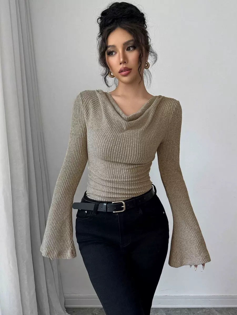 Women Blouse Off Shoulder Cowl – обзор и цена Blouse Off Shoulder
