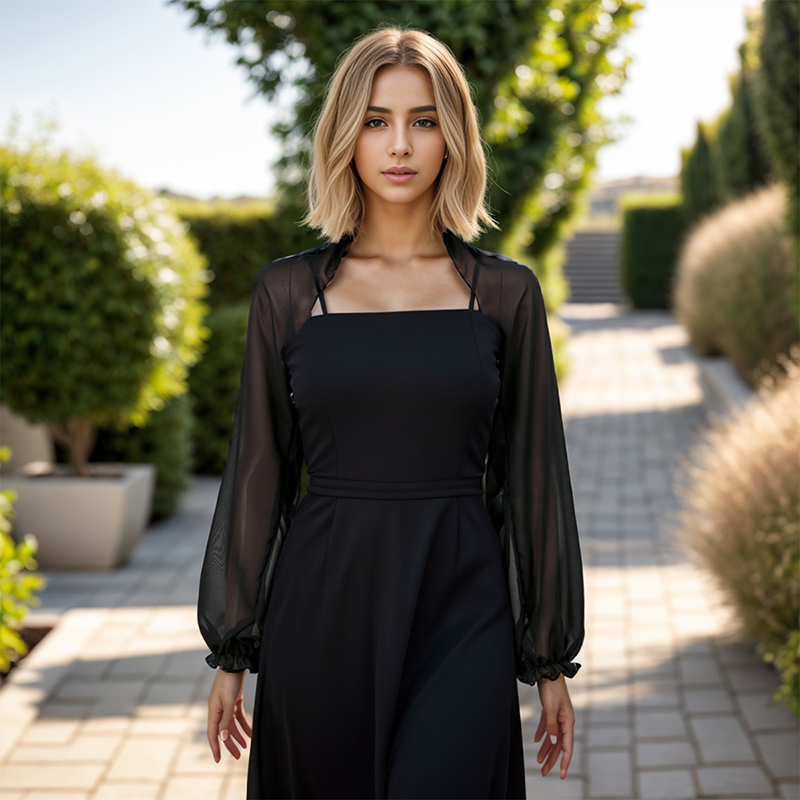 Solid Color Chiffon Shawl Summ – обзор и цена Blouse Off Shoulder