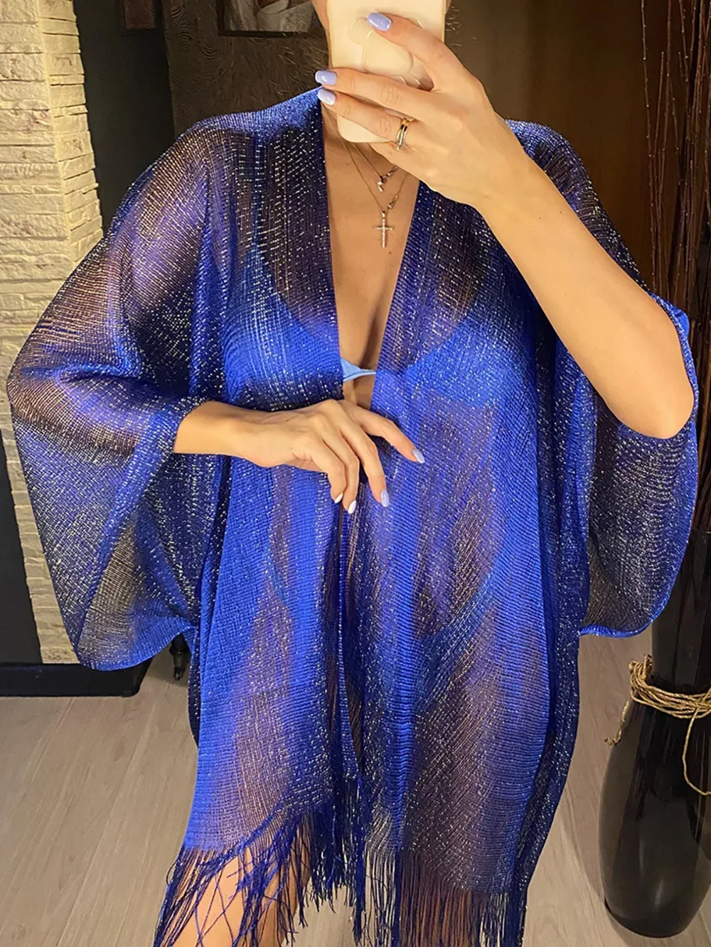 Tassel Gold Bikini Cover Up Se – обзор и цена Cover Up Kaftan