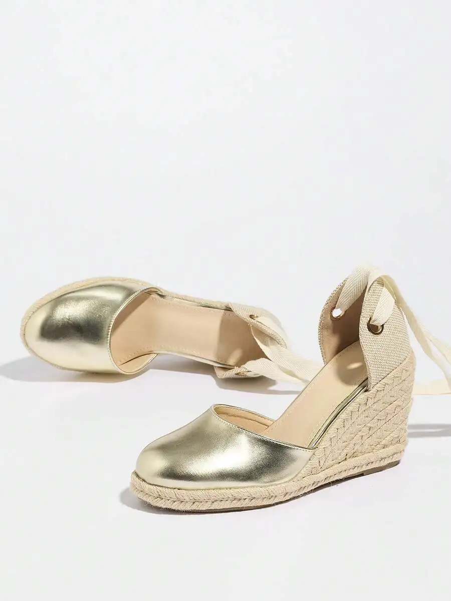 Metallic Cap Toe Espadrille We – обзор и цена Wedge Espadrille Women
