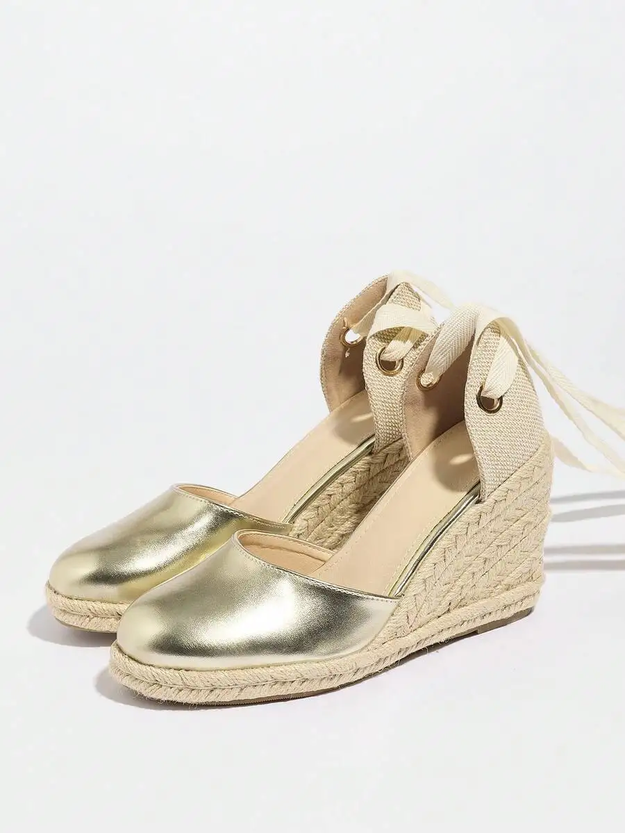 Metallic Cap Toe Espadrille We – обзор и цена Wedge Espadrille Women
