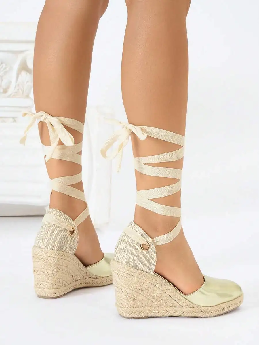 Metallic Cap Toe Espadrille We – обзор и цена Wedge Espadrille Women