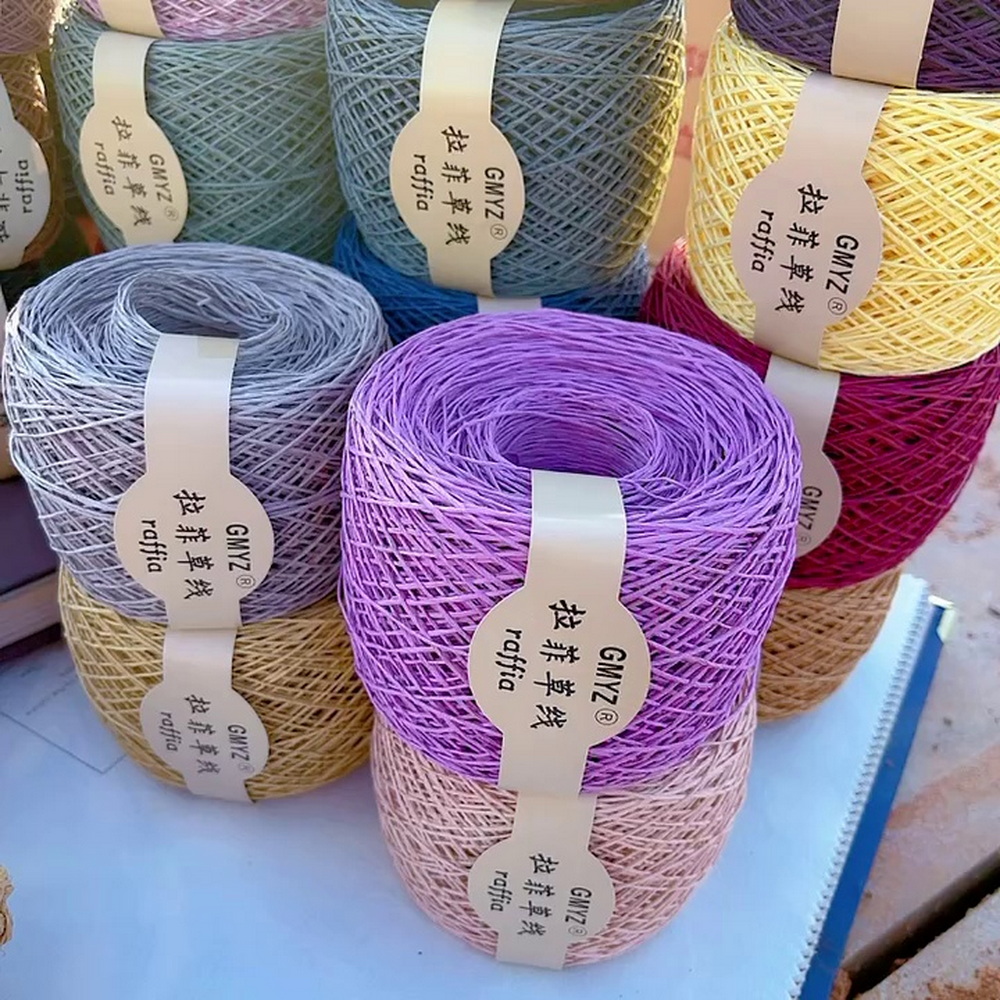 220M/Roll Washable Japanese Pl – обзор и цена Crochet Bag Raffia
