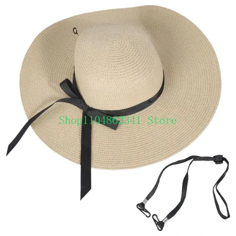 652F Elegant Floppy Straw Hat  – обзор и цена Hat Floppy Wide